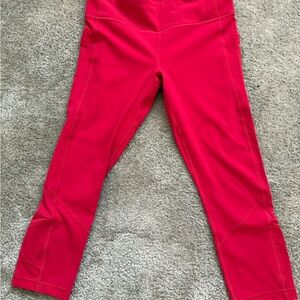Lululemon Athletica Bright Red Leggings